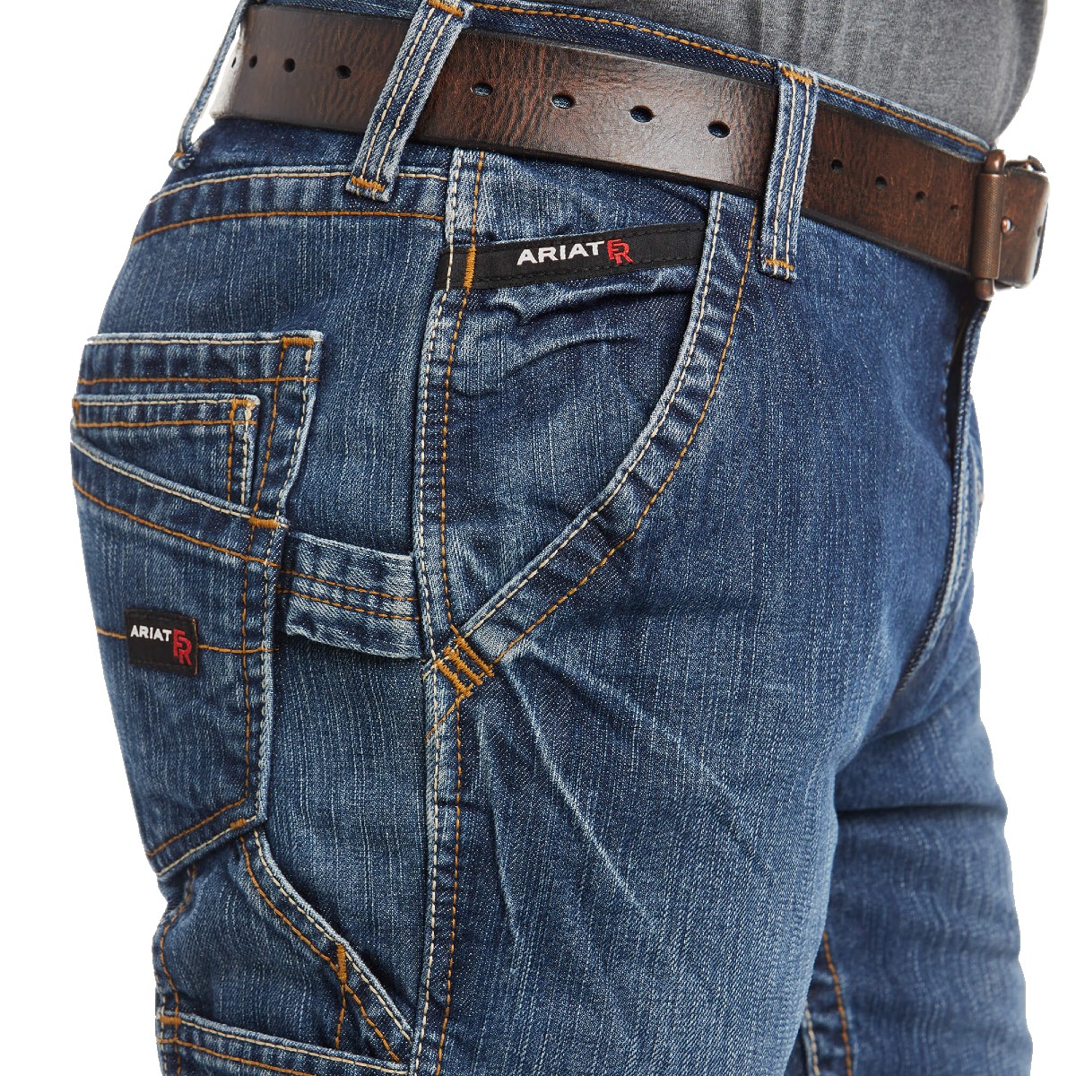 Ariat FR M4 Relaxed Workhorse Boot Cut Jean in Flint